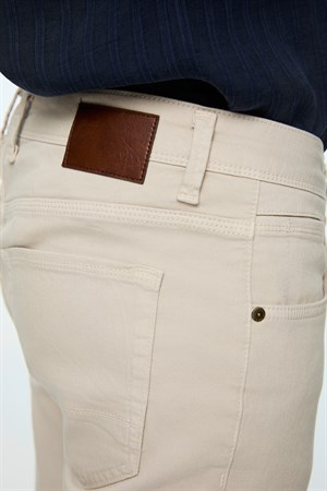 Morven Erkek Taş Denim 5 Cep Slim Fit Jean Kot Pantolon