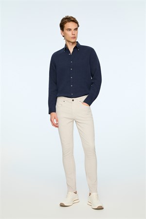 Morven Erkek Taş Denim 5 Cep Slim Fit Jean Kot Pantolon