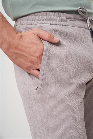 Morven Erkek Taş Polyester İpli Jogger Slim Fit Pantolon