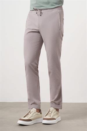 Morven Erkek Taş Polyester İpli Jogger Slim Fit Pantolon