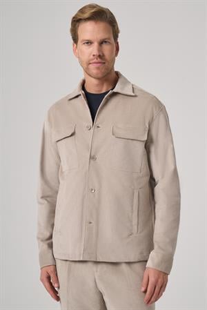 Morven Erkek Taş Trend Çift Cepli Kadife Gömlek Ceket