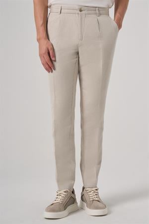 Morven Erkek Taş Trend Slim Fit Lastikli Pantolon