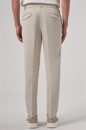 Morven Erkek Taş Trend Slim Fit Lastikli Pantolon