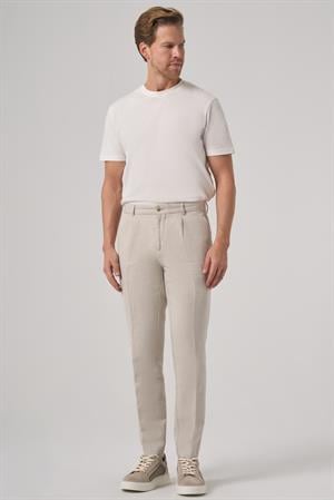 Morven Erkek Taş Trend Slim Fit Lastikli Pantolon