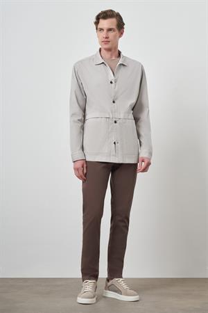 Morven Erkek Taş Worker Gömlek Ceket