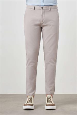 Morven Erkek Taş Yazlık Pamuk Yan Cep Slim Fit Chino Pantolon