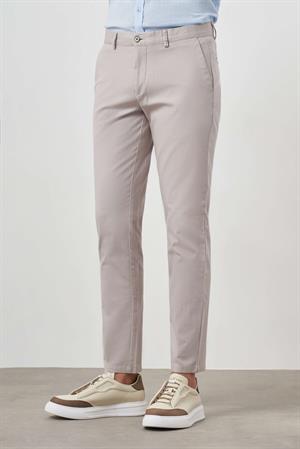 Morven Erkek Taş Yazlık Pamuk Yan Cep Slim Fit Chino Pantolon
