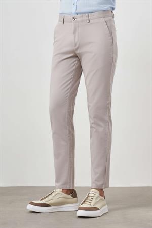 Morven Erkek Taş Yazlık Pamuk Yan Cep Slim Fit Chino Pantolon