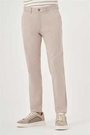 Morven Erkek Taş Yazlık Pamuk Yan Cep Slim Fit Chino Pantolon