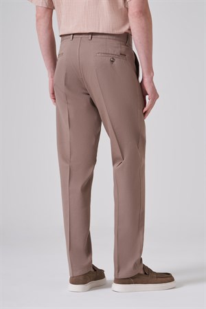 Morven Erkek Vizon Pamuk Trend Dynamic Fit Chino Pantolon
