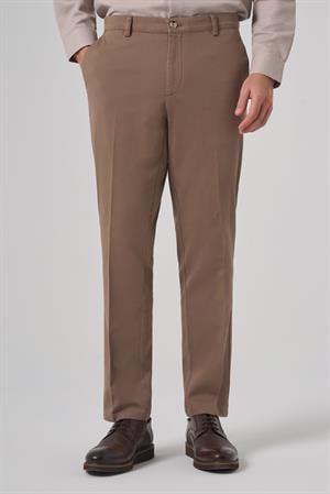 Morven Erkek Vizon Pamuk Trend Dynamic Fit Chino Pantolon