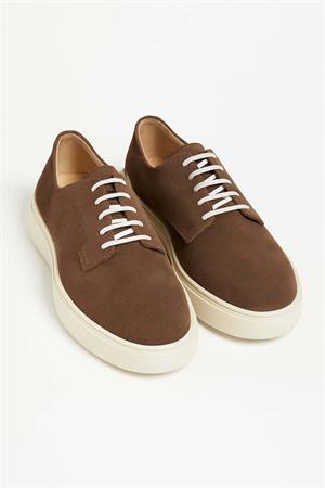 Morven Erkek Vizon Süet Kalın Tabanlı Sneaker Ayakkabı