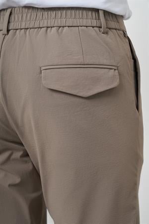 Morven Erkek Vizon Trend Slim Fit Tam Lastik Pantolon