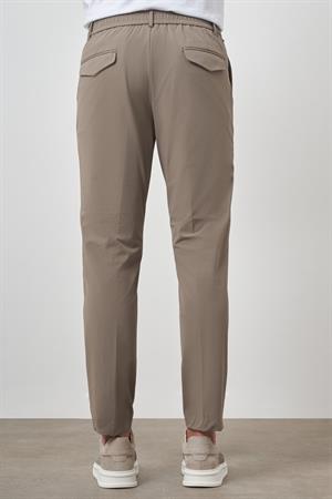 Morven Erkek Vizon Trend Slim Fit Tam Lastik Pantolon