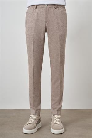 Morven Erkek Vizon Trend Tam Lastikli Slim Fit Pantolon