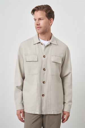 Morven Erkek Vizon Worker Gömlek Ceket