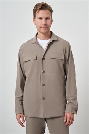 Morven Erkek Vizon Worker Gömlek Ceket