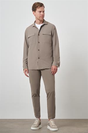 Morven Erkek Vizon Worker Gömlek Ceket