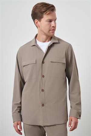 Morven Erkek Vizon Worker Gömlek Ceket