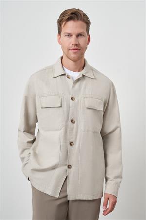 Morven Erkek Vizon Worker Gömlek Ceket