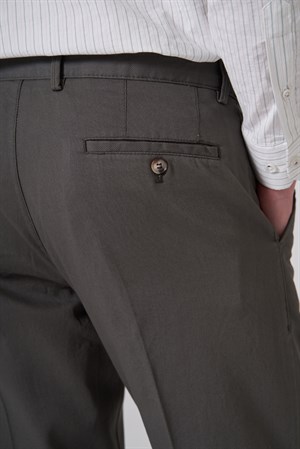 Morven Erkek Yeşil Pamuk Trend Dynamic Fit Chino Pantolon