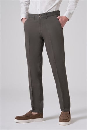 Morven Erkek Yeşil Pamuk Trend Dynamic Fit Chino Pantolon