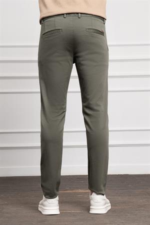 Morven Erkek Yeşil Slim Fit Dar Kesim Chino Pantolon