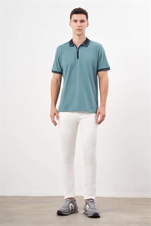 Morven Erkek Yeşil Trend Polo Yaka Dynamic Fit T-Shirt