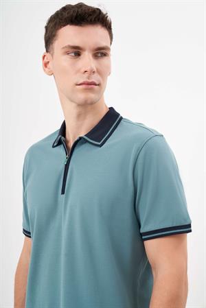 Morven Erkek Yeşil Trend Polo Yaka Dynamic Fit T-Shirt