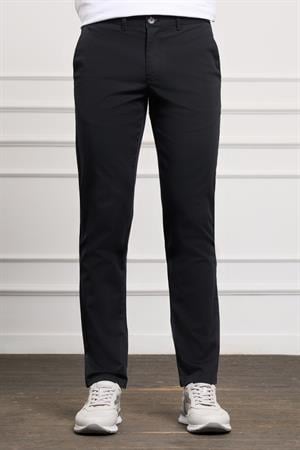 Siyah Slim Fit Dar Kesim Chino Yan Cep Erkek Pantolon