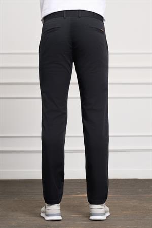 Siyah Slim Fit Dar Kesim Chino Yan Cep Erkek Pantolon
