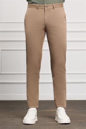 Vizon Slim Fit Dar Kesim Chino Yan Cep Erkek Pantolon