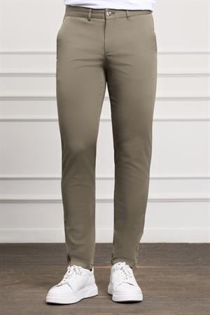 Yeşil Slim Fit Dar Kesim Chino Yan Cep Erkek Pantolon