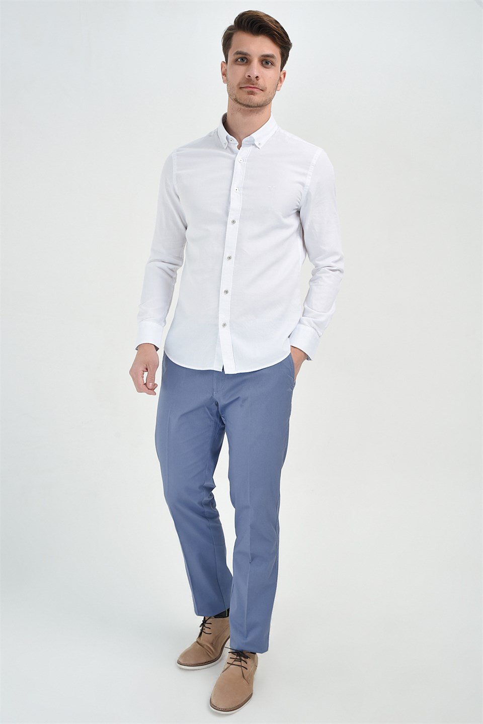  Morven Erkek Mavi Nantes Dinamik Fit Pantolon