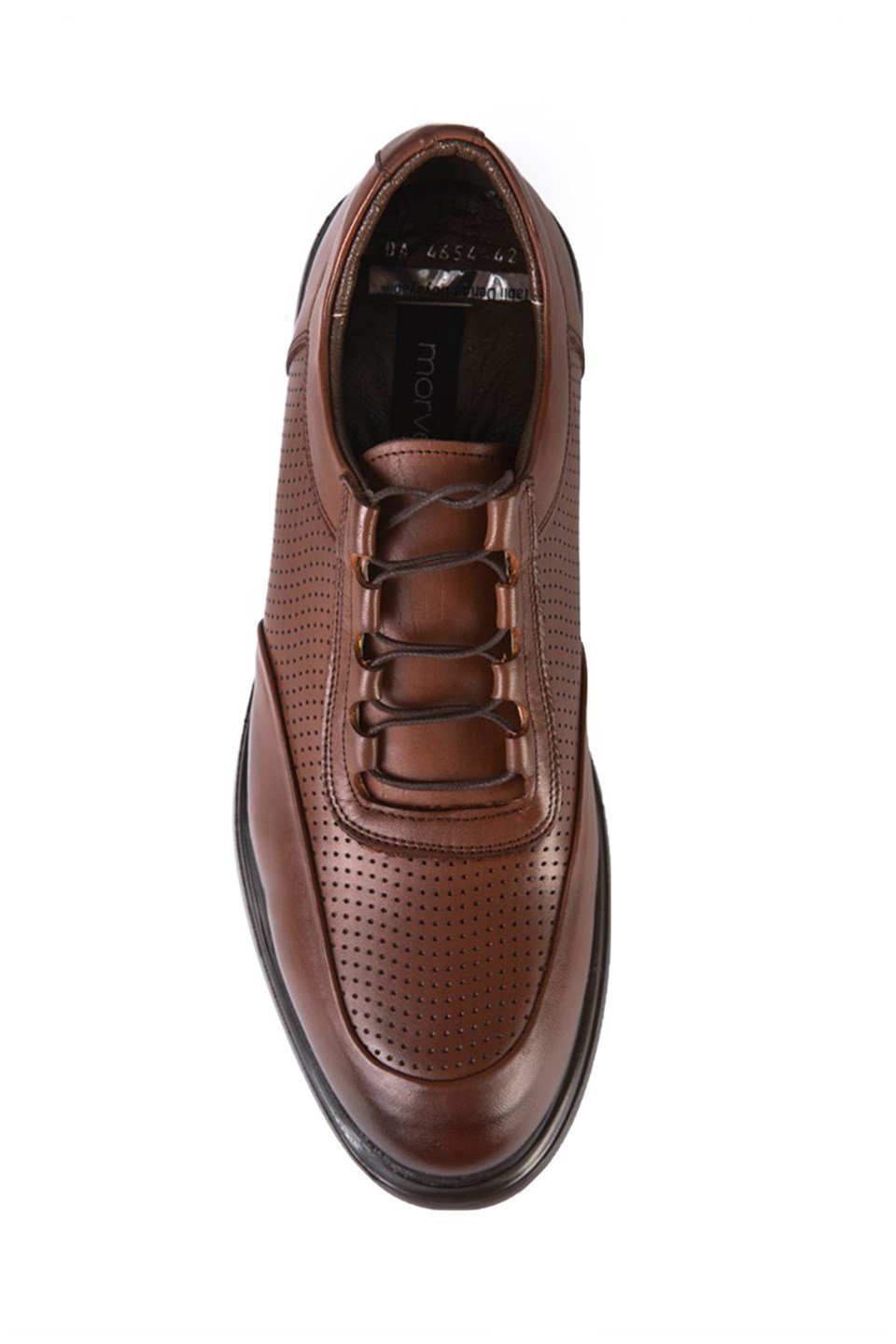 Morven Erkek Taba Casual Bağcıklı Parçalı Deri Ayakkabı Morven - Main Image