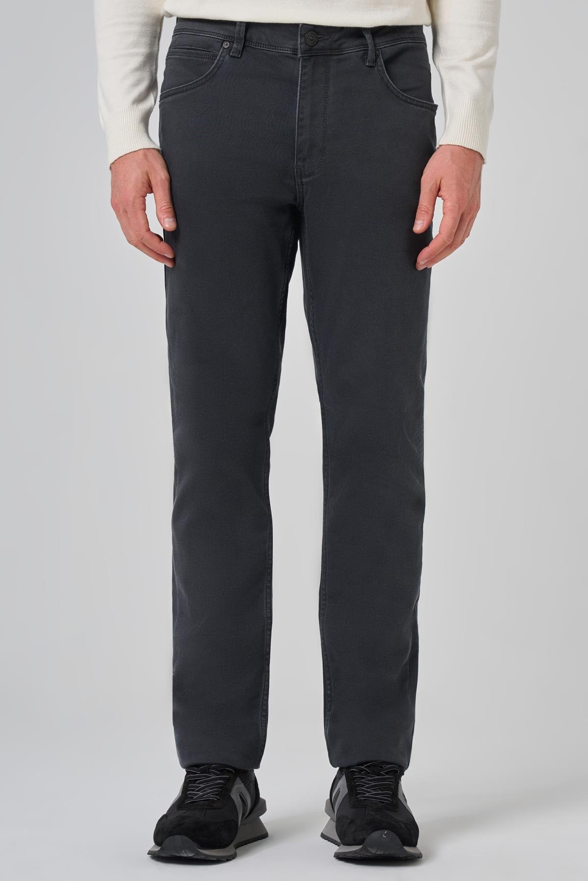 Morven Erkek Füme Denim 5 Cep Dynamic Fit Jean Kot Pantolon