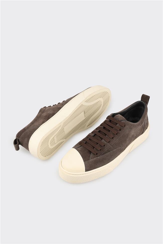 Antrasit Deri Erkek Günlük Ayakkabı