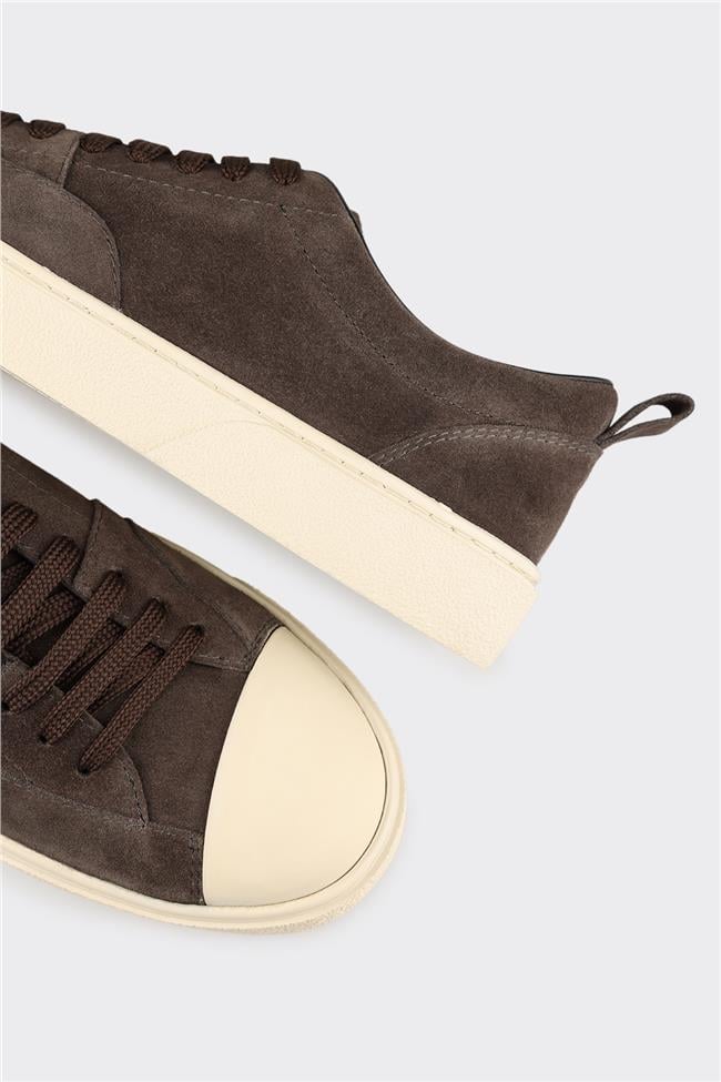 Antrasit Deri Erkek Günlük Ayakkabı