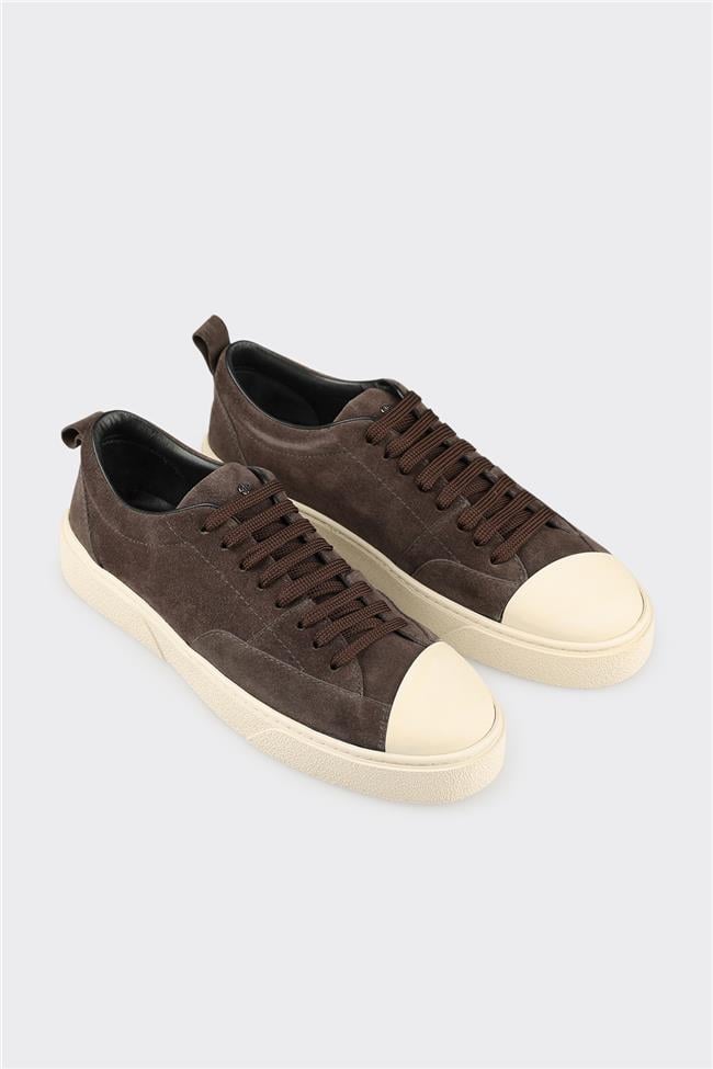 Antrasit Deri Erkek Günlük Ayakkabı