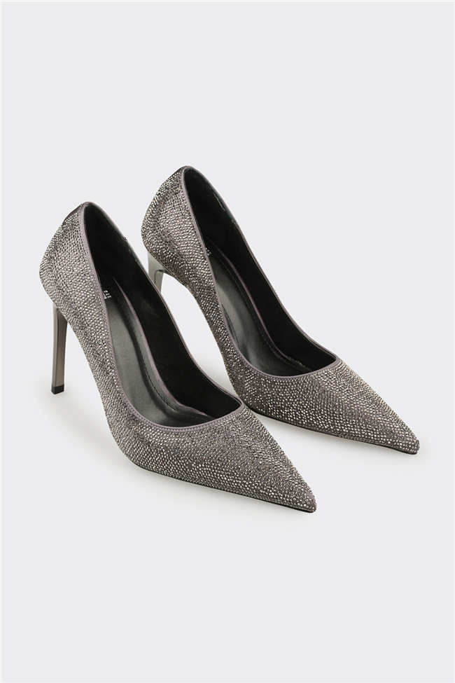 Antrasit Kadın Stiletto