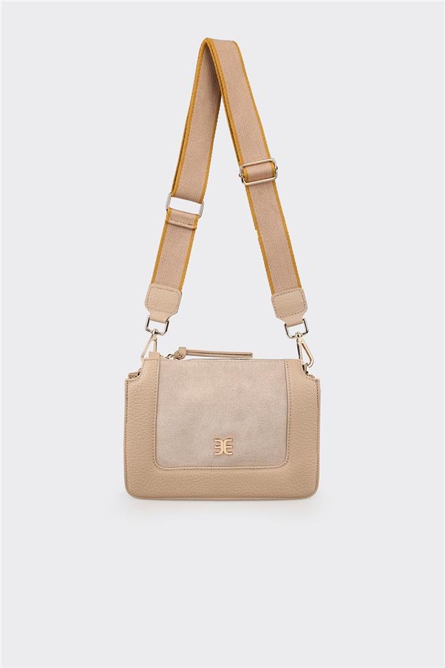 Bej Kadın Çapraz Çanta