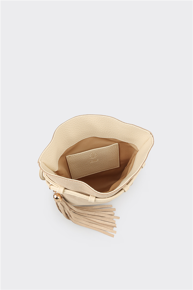 Bej Kadın Çapraz Çanta