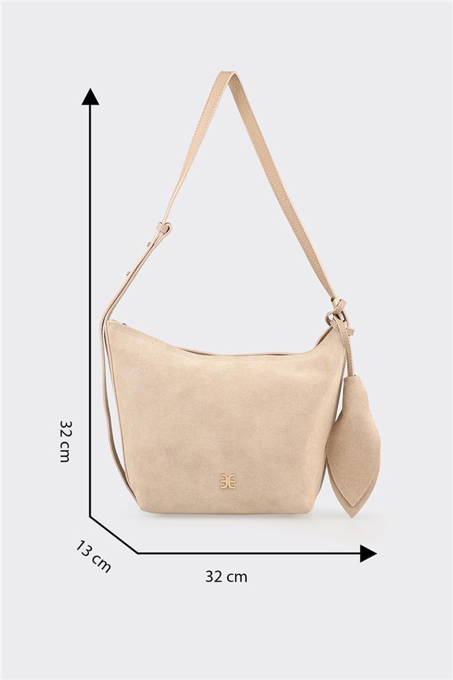 Bej Kadın Çapraz Çanta