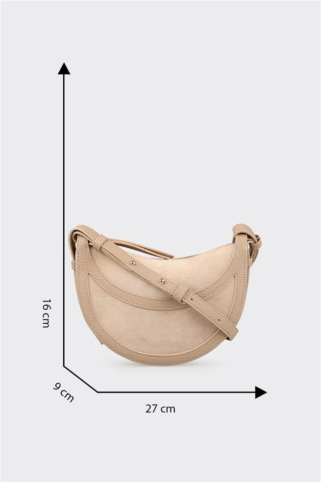 Bej Kadın Çapraz Çanta