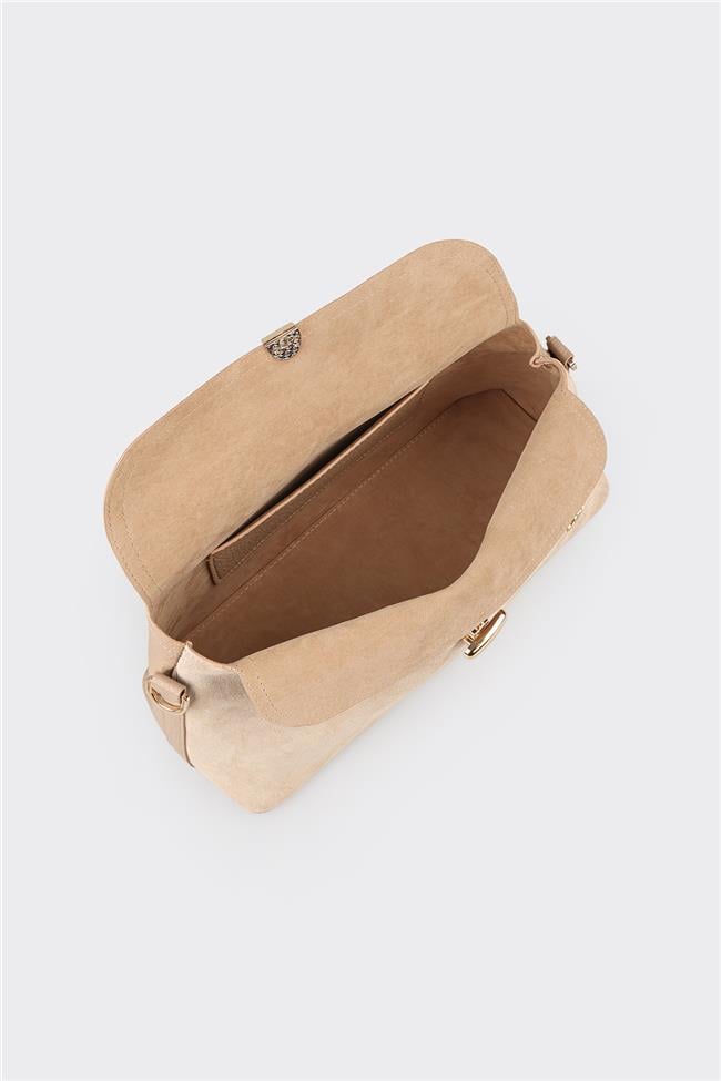 Bej Kadın Çapraz Çanta