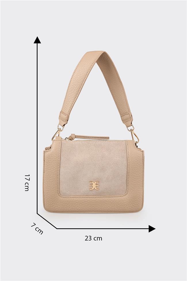 Bej Kadın Çapraz Çanta