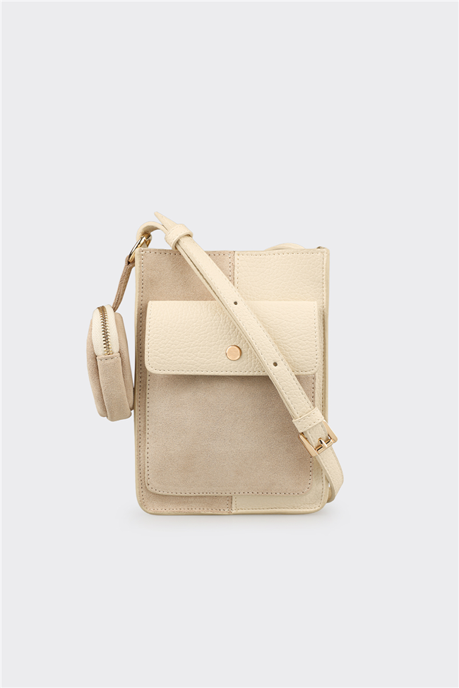 Bej Kadın Çapraz Çanta