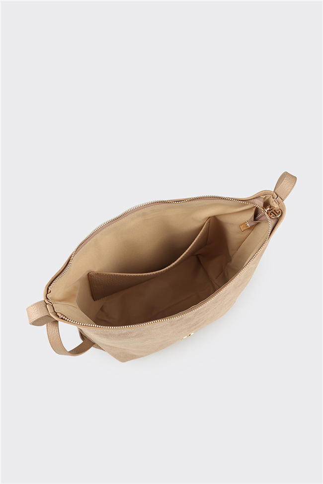 Bej Kadın Çapraz Çanta
