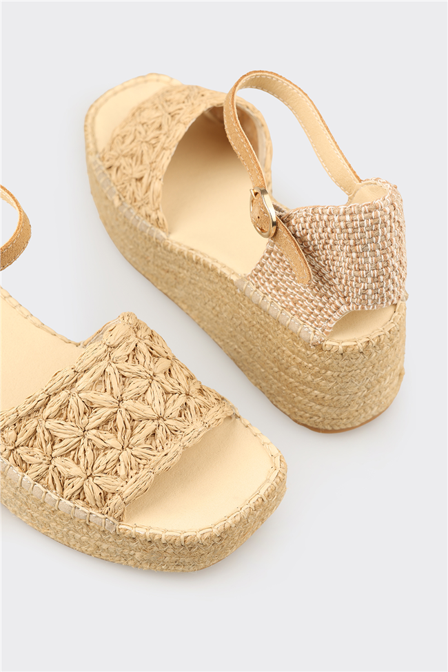 Bej Kadın Espadril