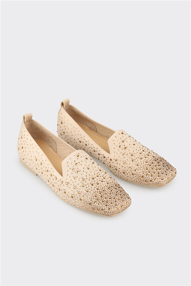 Bej Kadın Günlük Ayakkabı